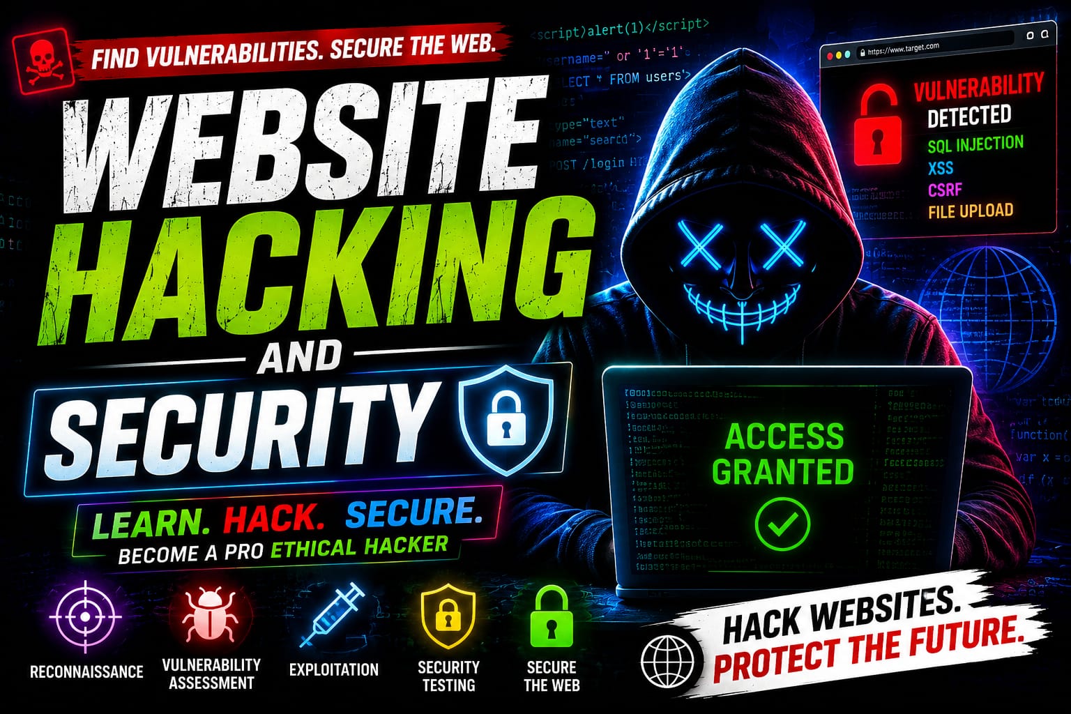 Website Hacking and Security