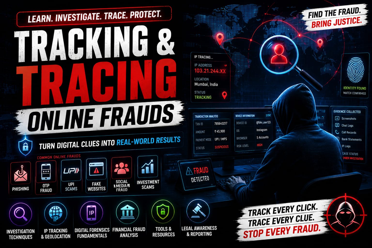 Tracking & Tracing Online Frauds